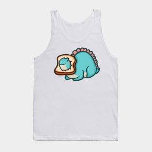 Cute loaf, Dino Bread, Stegosaurus, Dinosaur Tank Top